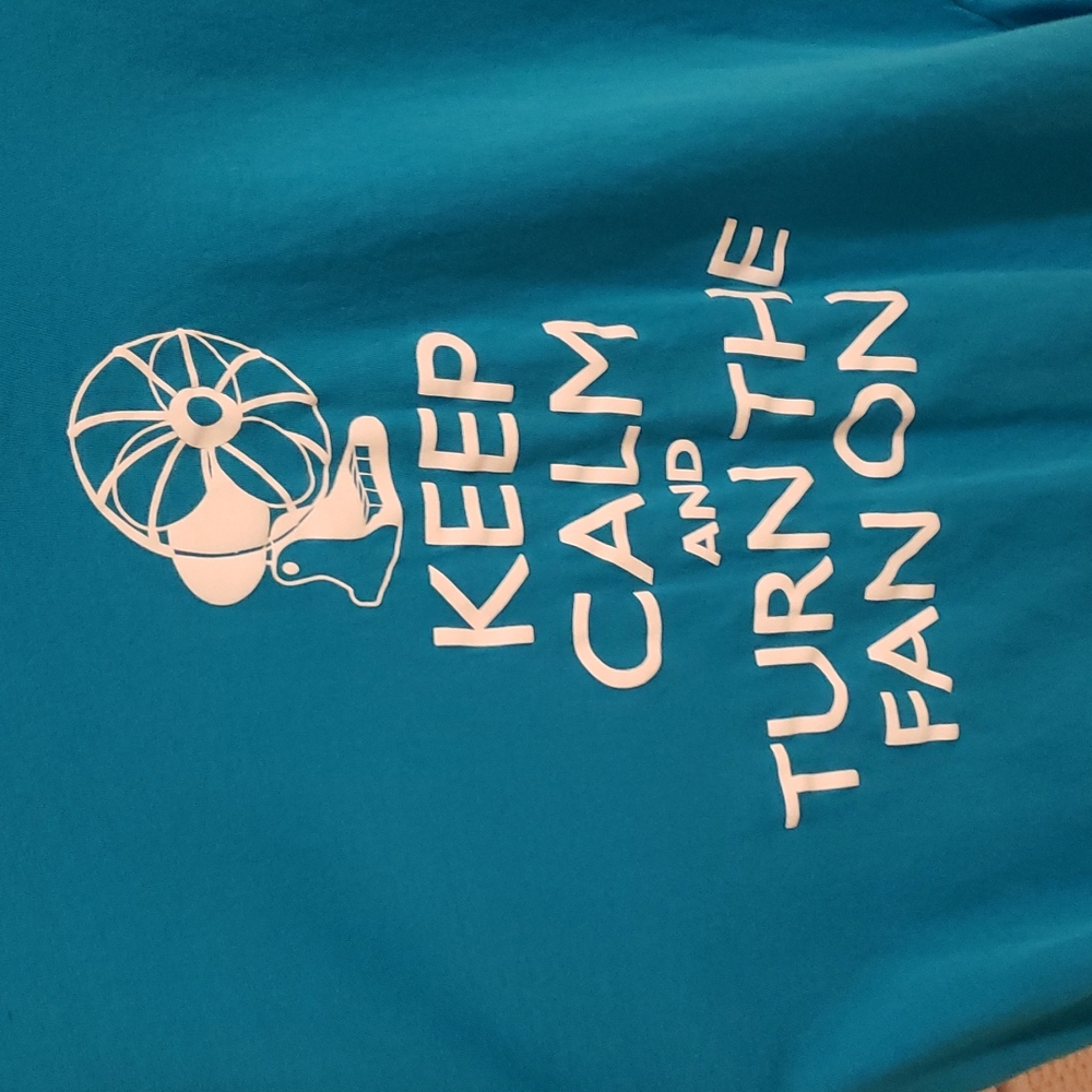 Large t-shirt ladies, blue